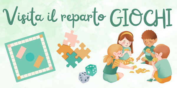Banner promozionale del reparto giochi