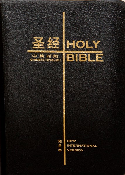 Bibbia Bilingue Cinese Inglese in Pelle (Pelle)