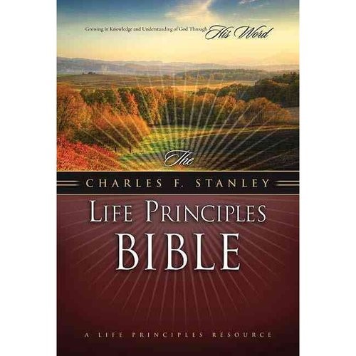 NASB The Charles F. Stanley Life Principles Bible (Copertina rigida)