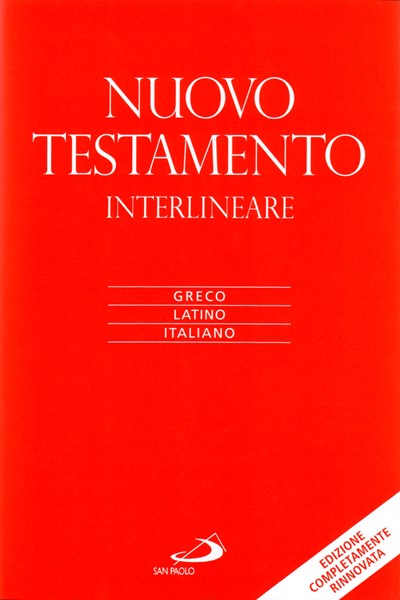 Nuovo testamento interlineare Greco Latino Italiano (Copertina rigida)