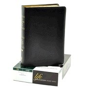 Life Application Study Bible - Leather, black - NASB