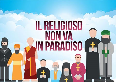 Il religioso non va in Paradiso - Confezione da 200 copie (Volantino)