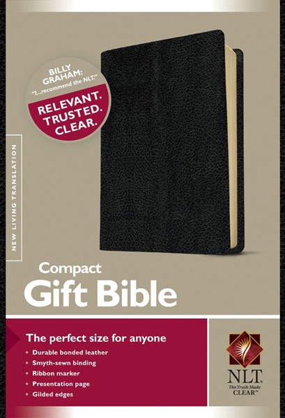 NLT Compact Bible Black (Similpelle)
