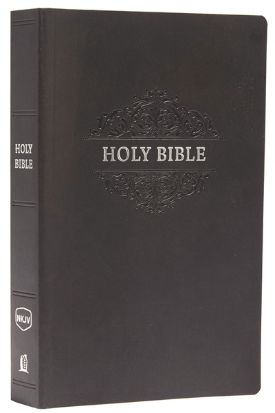 NKJV Holy Bible Black - Comfort Print Soft Touch Edition