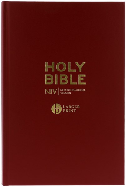NIV Larger Print Bible, Anglicised (Copertina rigida)