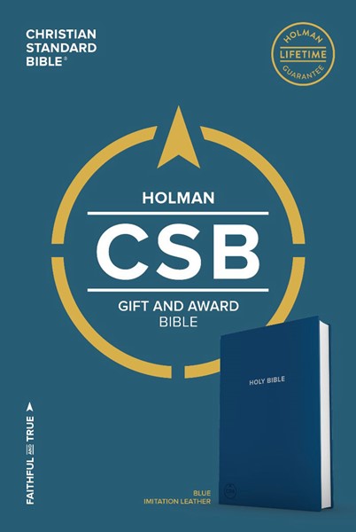 CSB Gift & Award Bible Blue (PVC)
