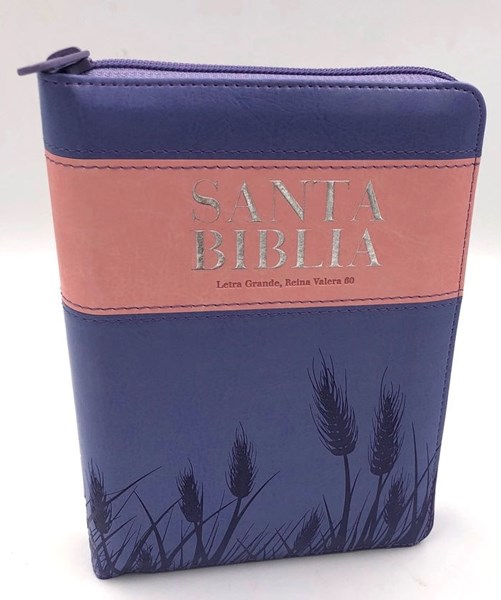 Biblia Reina Valera 1960 Índice Cierre Lila/Rosa
