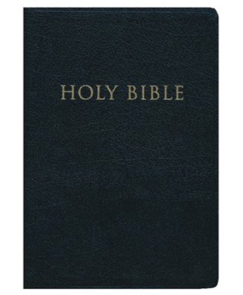 KJV Reference Bible Black, Giant Print, Red Letter Edition