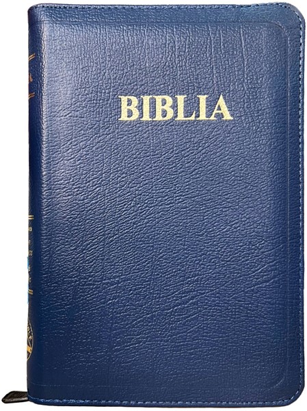 Bibbia in rumeno Cornilescu Edizione riveduta Blu (Similpelle)