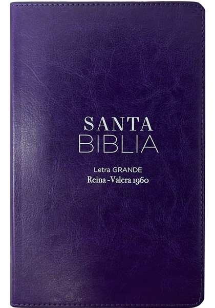 RVR60 Biblia Letra Grande Tamaño Manual Lila (Similpelle)
