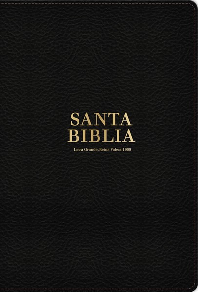 RVR60 Biblia Letra Grande Tamaño Manual Negro (Similpelle)