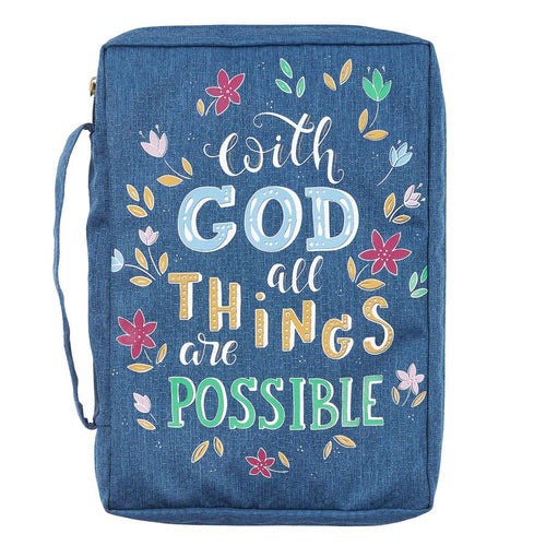 Copribibbia With God All Things Are Possible (Nylon)