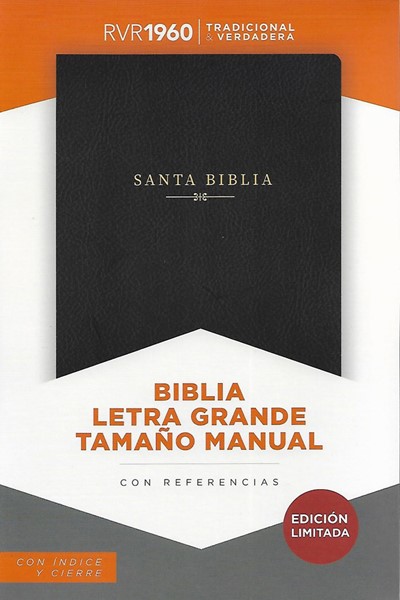 RVR60 Biblia Letra Grande Negro (Similpelle)