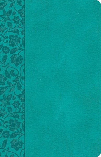 CSB Large Print Personal Size Reference Bible Teal (Similpelle)