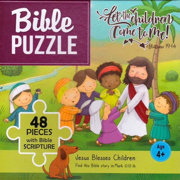 Puzzle 48 pezzi Jesus blesses children