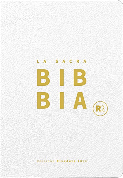 Bibbia a Caratteri Grandi R2 - Pelle Bianca