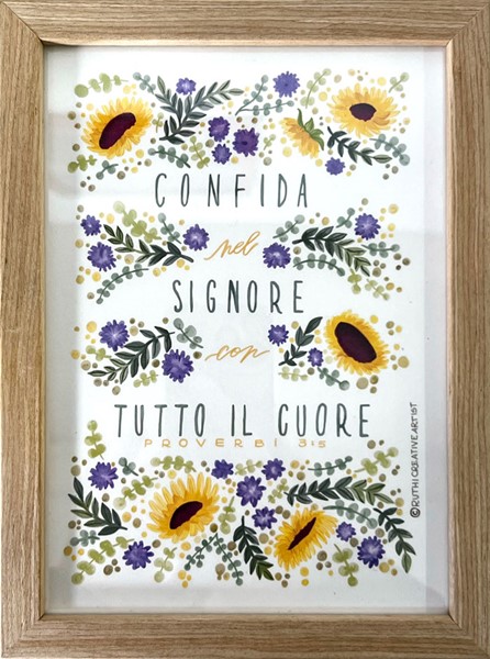 Quadretto Proverbi 3:5