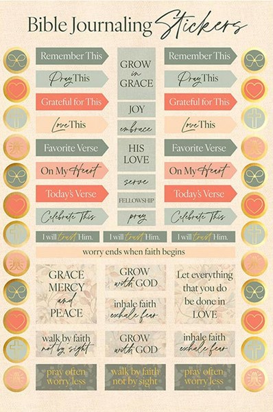 Adesivi per il Bible journaling