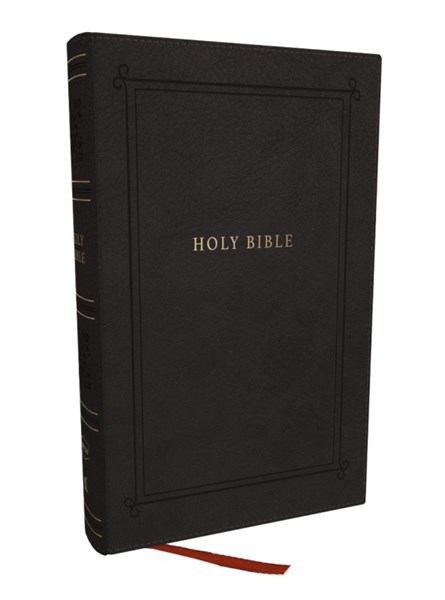 NKJV Holy Bible Personal Size Large Print Reference Bible Black