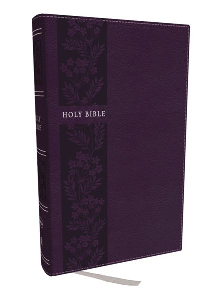 NKJV Holy Bible Personal Size Large Print Reference Bible Purple