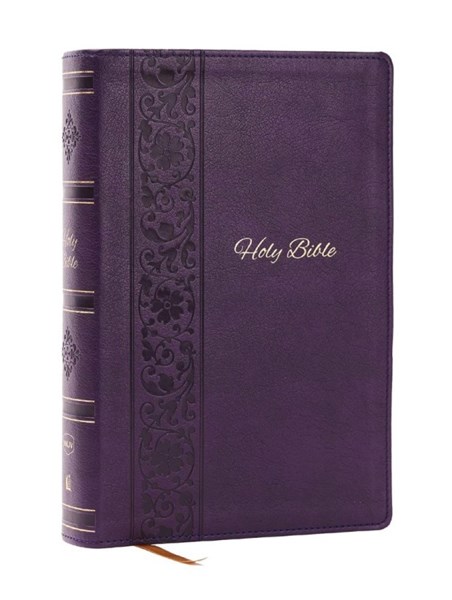 NKJV Bible Personal Size Giant Print Purple