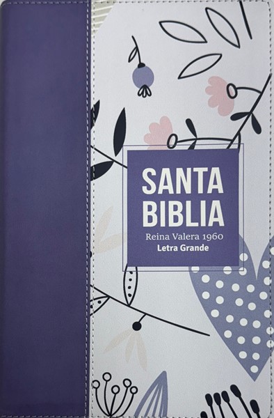 RVR60 Biblia Letra Grande Lila Tamaño Manual