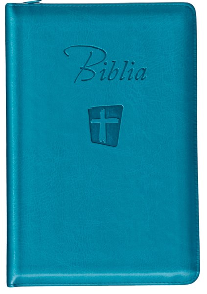NTR Bibbia in rumeno Turchese - 19717