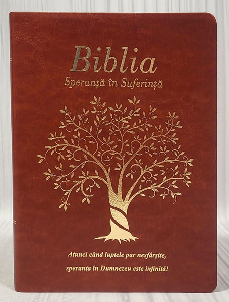 Bibbia in rumeno Speranza nella sofferenza Marrone - 20701