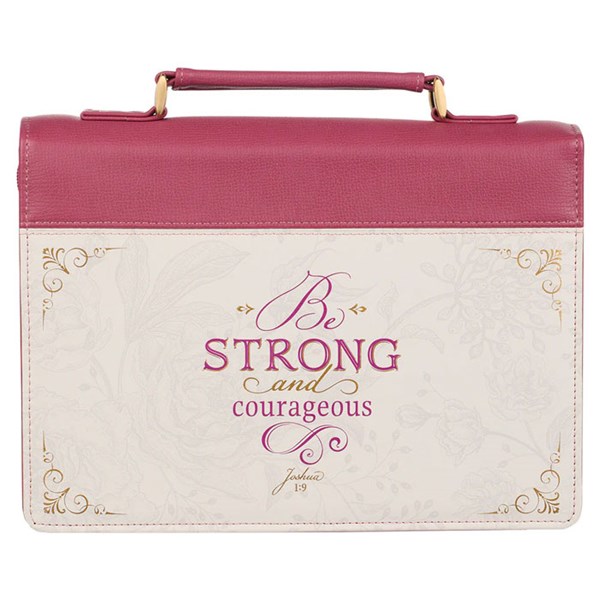 Copribibbia Strong and Courageous Pink Large