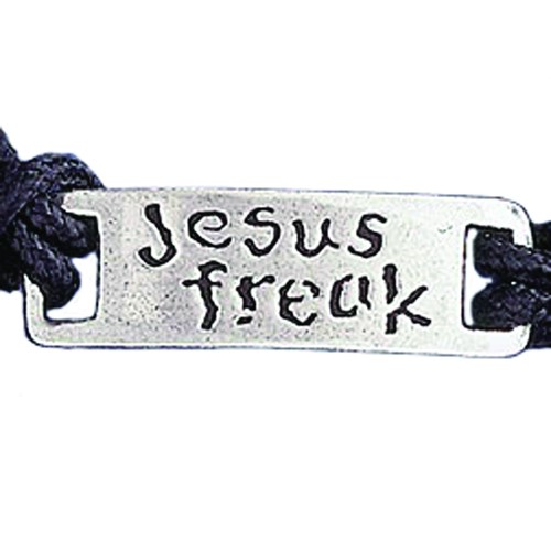Braccialetto regolabile "Jesus freak"