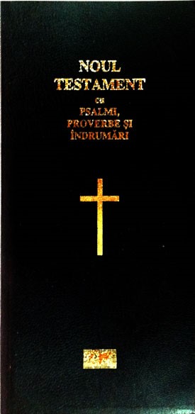 Nuovo Testamento con Salmi e Proverbi in Rumeno in Pelle (Pelle)