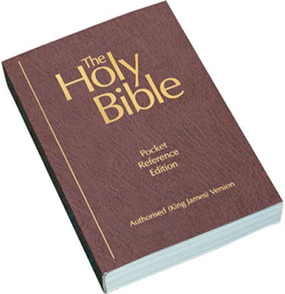 KJV Pocket Reference Bible - Burgundy (Brossura)