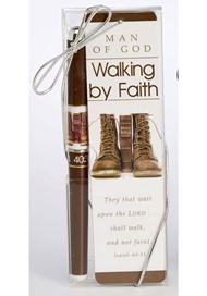 Penna + Segnalibro "Walking by faith"