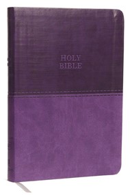 KJV Value Thinline Bible Purple, Large Print, Red Letter Edition