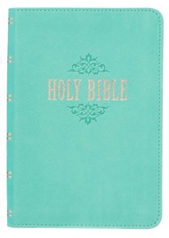 KJV Large Print Compact Bible Teal