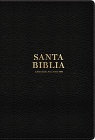 RVR60 Biblia Letra Grande Tamaño Manual Negro