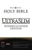 KJV Holy Bible UltraSlim Bonded leather edition (Pelle)