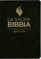 Bibbia da studio Spirito & Vita in Pelle Nera