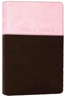 NLT Premium Gift Bible - Pink/Dark Brown (Similpelle)
