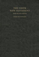 The Greek New Testament with dictionary (Rilegata Morbida)
