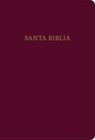 RVR60 Biblia Letra Grande Tamaño Manual Borgoña (Similpelle)
