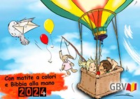 Calendario da colorare per bambini 2023