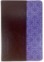RVR60 Biblia Letra Grande Tamaño Manual Morado Marron (Similpelle)