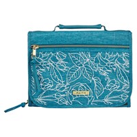 Copribibbia Faith Teal Tri-fold Organizer (Stoffa)