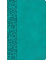 NASB Large Print Personal Size Reference Bible Teal (Similpelle)