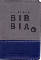 Bibbia Riveduta 2020 Tascabile Bicolore Grigio/Blu (Similpelle)