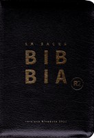Bibbia Riveduta 2020 Tascabile Nera con cerniera e rubrica (Pelle)