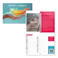 Calendario da parete Gocce dal cielo 2026 Plus Edition (Spillato)