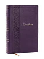 NKJV Bible Personal Size Giant Print Purple (Similpelle)