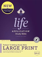 NKJV Life Application Study Bible Third Edition Large Print (Copertina rigida)